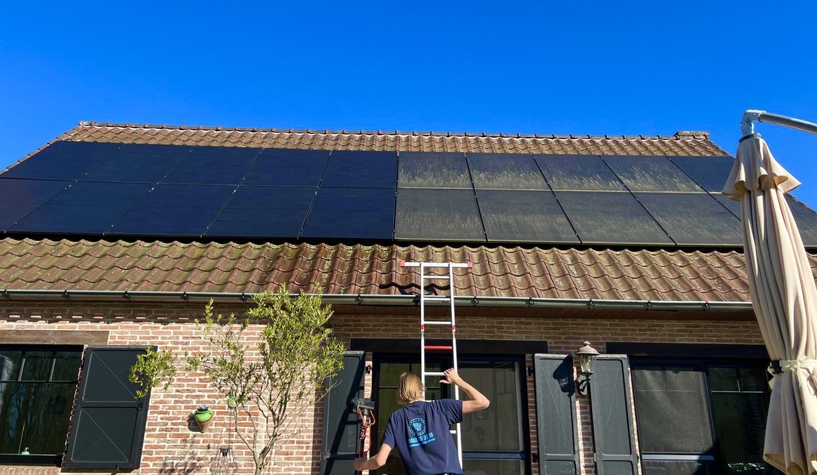 Zonnepanelen voor en na
